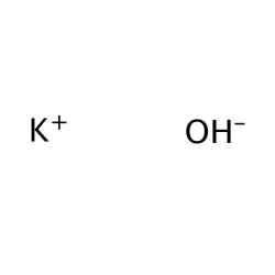 Potasu wodorotlenek, ACS, 85% min K {2}, {3} CO 2,0% max [1310-58-3]